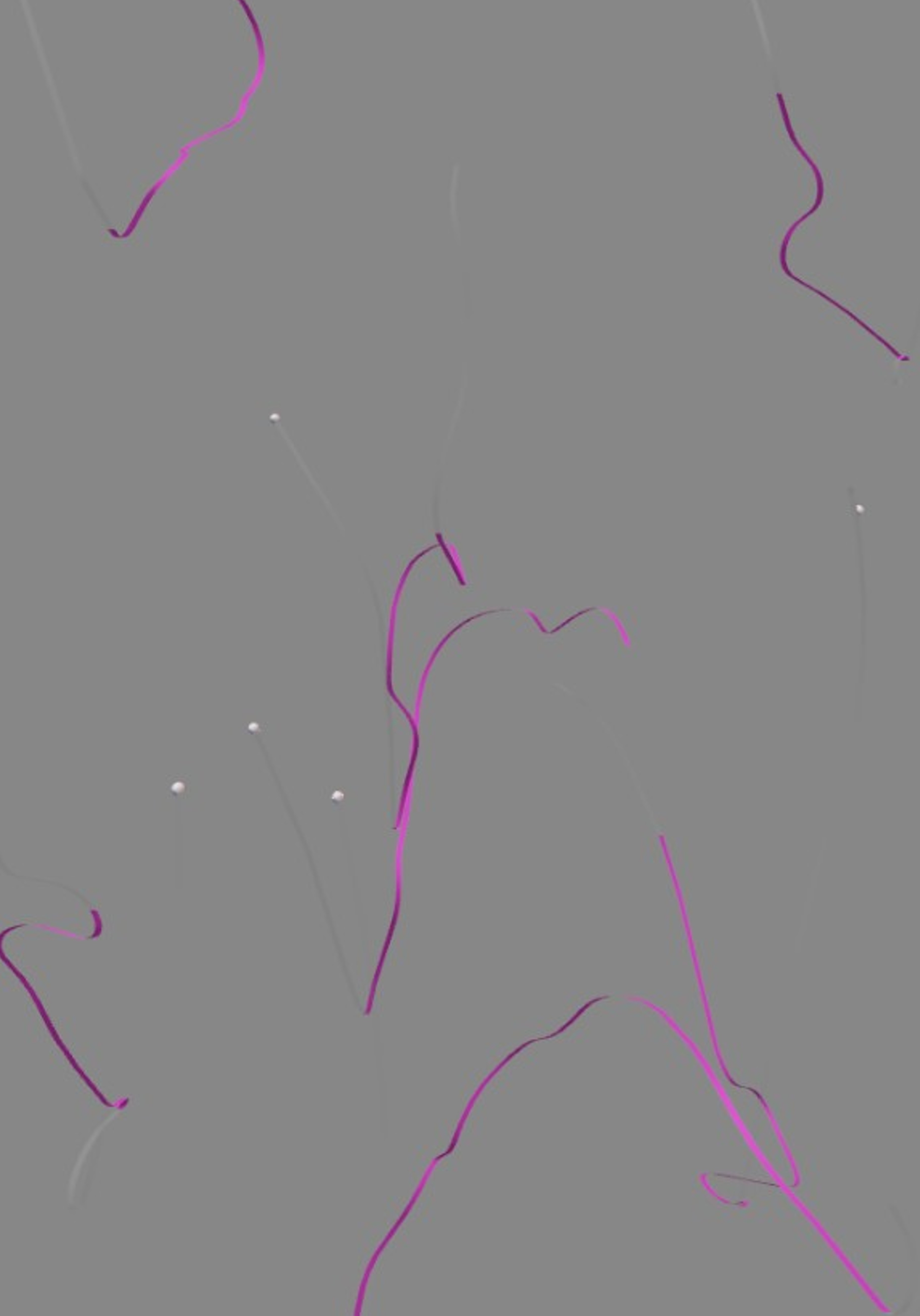 An image showing few retrieval results for the C-shaped sketch colored in purple.